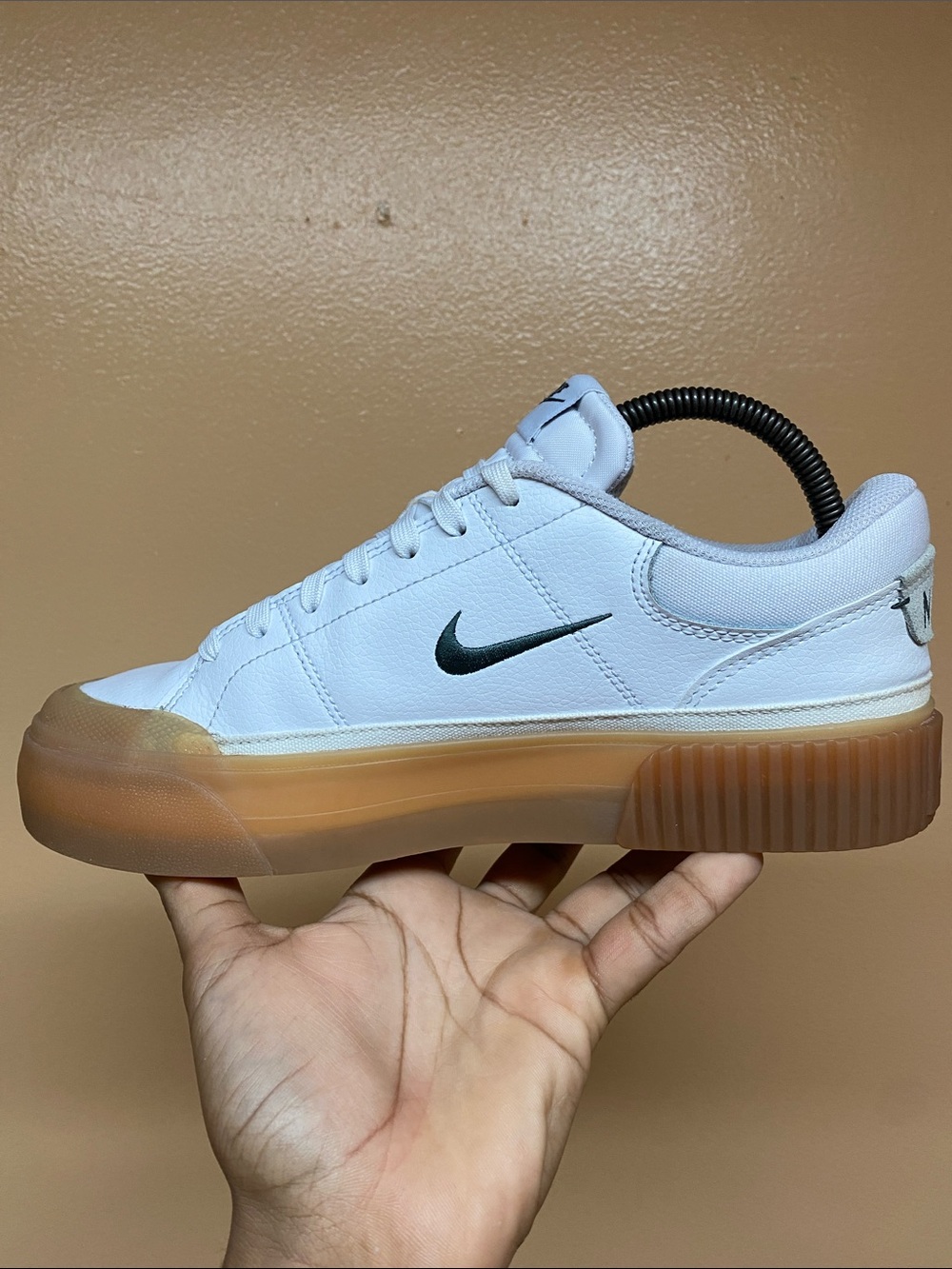 Nike Wmns Court Legacy Lift “White Vintage Green Gum” Size 9 FV5526-100 - Picture 5 of 17